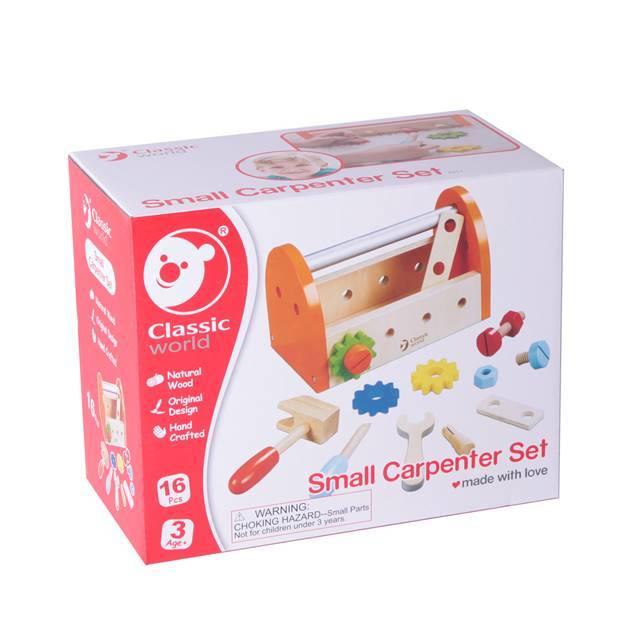 カーペンター　セット 大工さんごっこ 木のおもちゃ 工具セット スモールカーペンターセット
