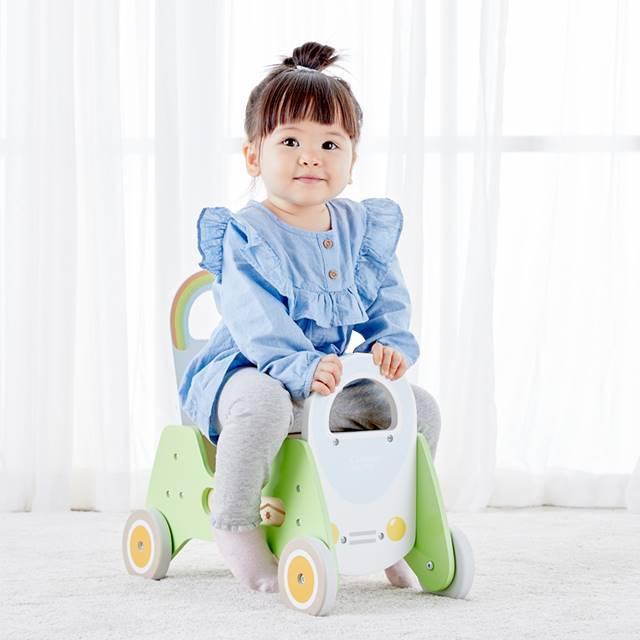 手押し車 赤ちゃん 乗用玩具 知育玩具 1歳 誕生日 プレゼント 2イン1 ライダー ウォーカー クリスマスプレゼントの画像