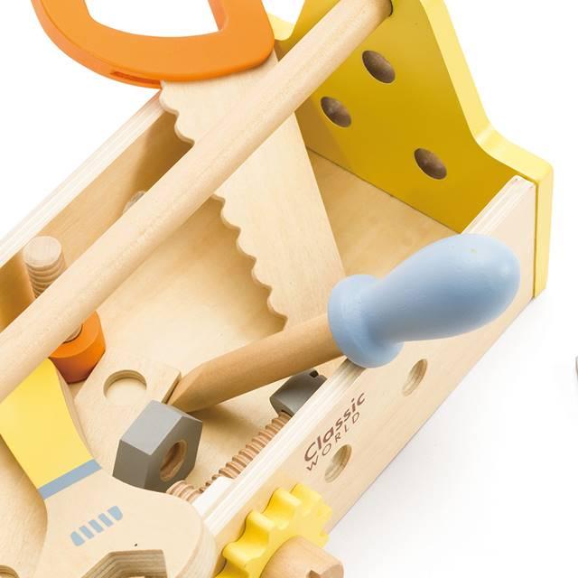 大工さん道具 木のおもちゃ 工具セット モダンカーペンターセット 3歳