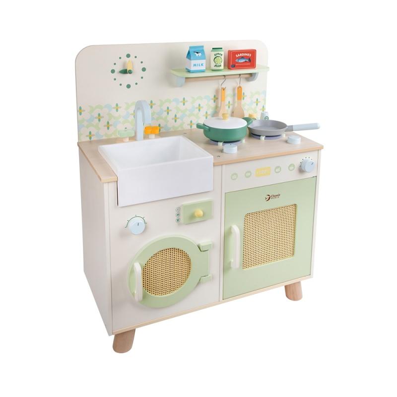 ままごと キッチン 木製 木のおもちゃ おままごとセット 3歳 4歳 誕生日 プレゼント ナチュラルキッチン クリスマスプレゼント_1