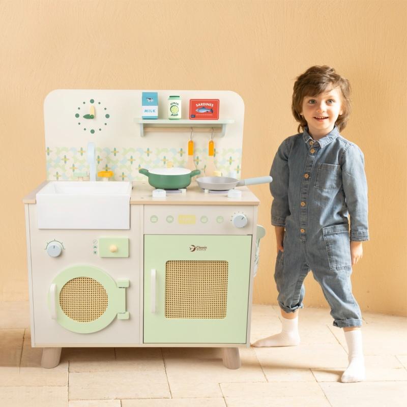 ままごと キッチン 木製 木のおもちゃ おままごとセット 3歳 4歳 誕生日 プレゼント ナチュラルキッチン クリスマスプレゼント_7