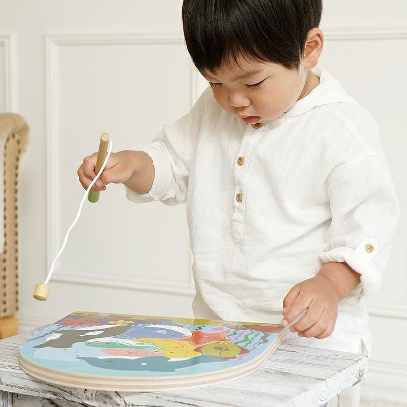 エド・インター（Ed・Inter） 2層パズル・フィッシング さかなつり 木