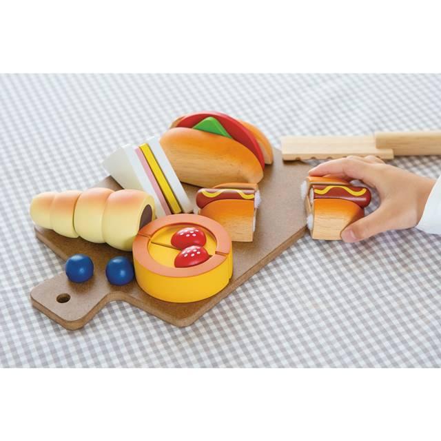 おままごとセット パン屋さんごっご 木のおもちゃ 3歳 4歳 誕生日 プレゼント 森のしあわせパン屋さん | エド・インター | 01