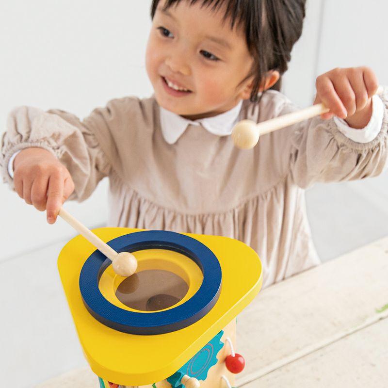 森の音楽会 おもちゃ 楽器 鉄琴 太鼓 子供用 2歳 3歳 知育玩具 誕生日 プレゼント｜mokuguru｜04