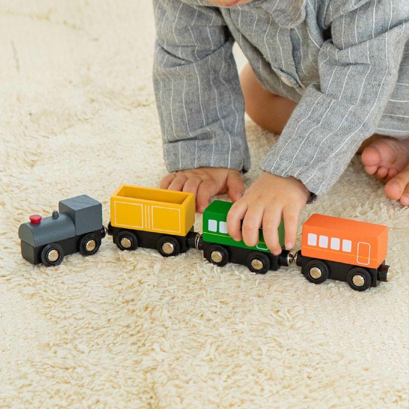 トレインセット 木製レール 木のおもちゃ 汽車 電車 列車｜mokuguru｜03