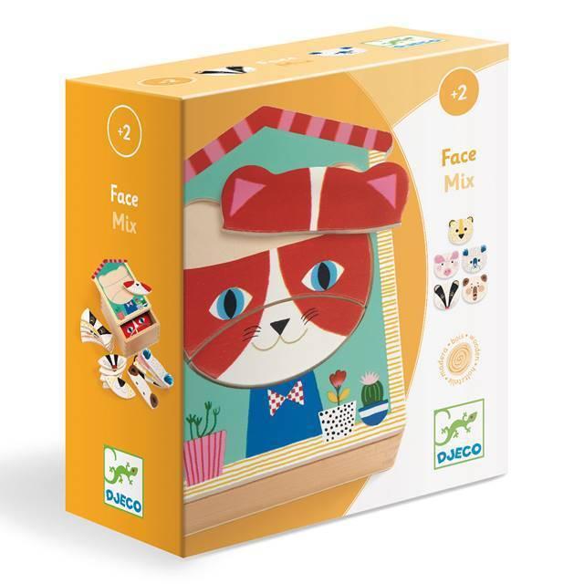 パズル 顔 動物 絵あわせ カード おもちゃ 木製 2歳 3歳 4歳 木のおもちゃ 知育玩具 フランス Djeco ジェコ フェイスミックス Facemix 木のおもちゃ もくぐるみ Yahoo 店 通販 Yahoo ショッピング