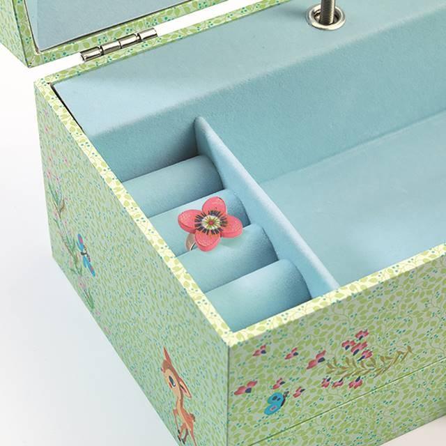 宝石箱 ジュエリーケース オルゴール バンビ 小鹿 おしゃれ遊び フォーンズソング Fawnssong 木のおもちゃ もくぐるみ Yahoo 店 通販 Yahoo ショッピング