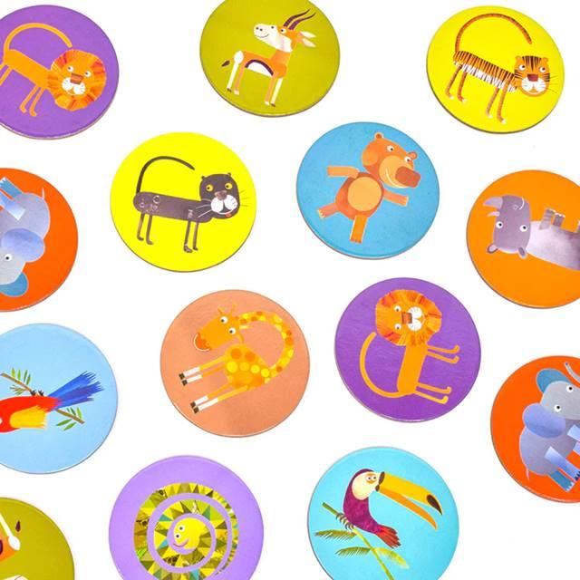 メモジャングル 神経衰弱 ゲーム メモリーゲーム おもちゃ カード 子供 絵あわせ 2歳 3歳 知育玩具 誕生日 プレゼント 男 女 | DJECO | 02