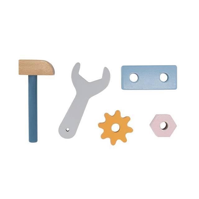 大工さん おもちゃ 木製 大工さんごっこ 木のおもちゃ ポーラービー 工具セット |  | 02