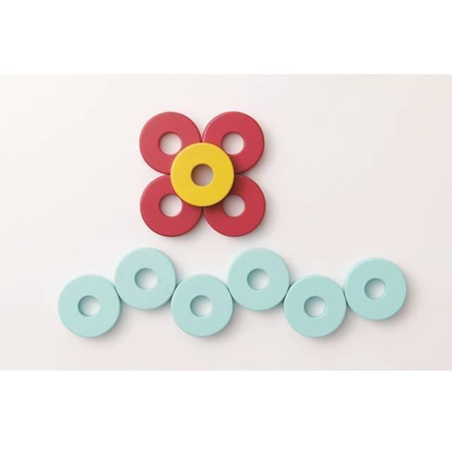 森のリングタワー 知育玩具 数字 2歳 3歳 4歳 木のおもちゃ 棒通し 棒さし 誕生日 プレゼント | エド・インター | 03