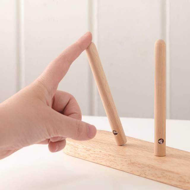 森のリングタワー 知育玩具 数字 2歳 3歳 4歳 木のおもちゃ 棒通し 棒さし 誕生日 プレゼント | エド・インター | 05