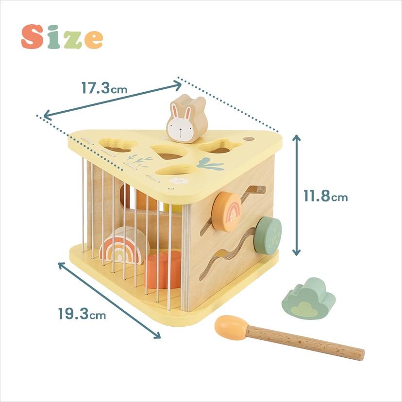 木のおもちゃ 出産祝い 知育玩具 1歳 2歳 誕生日 プレゼント バニー