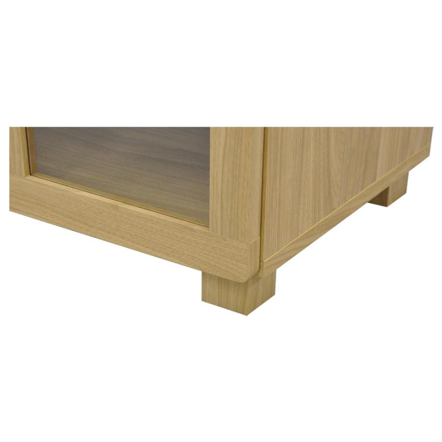 ガラスキャビネット W595×D395×H800 キャビネット 木製収納 木製家具