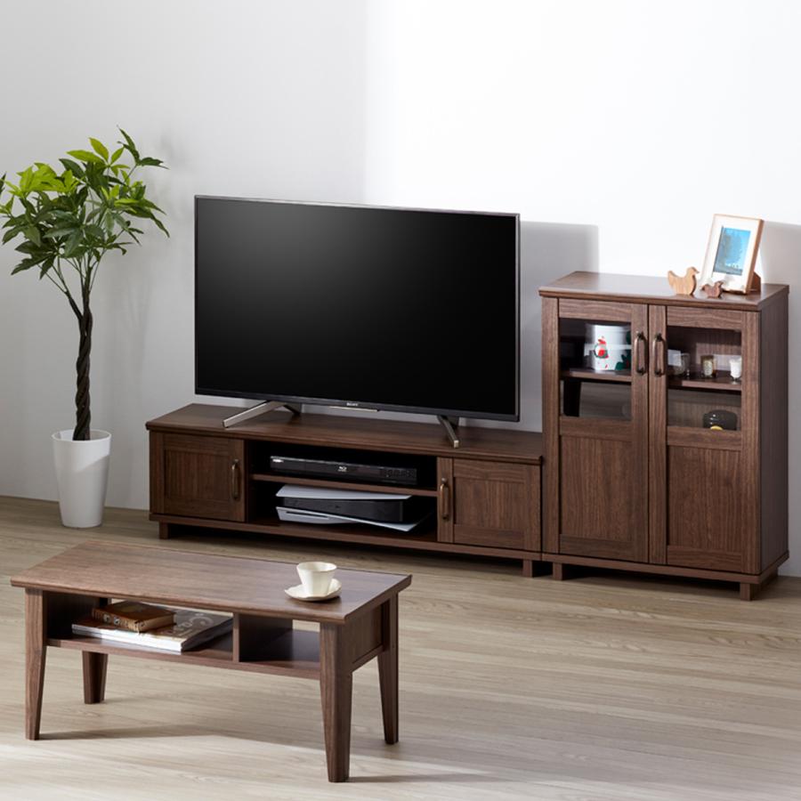 ローボード テレビ台 TVボード 50型対応 幅115cm 奥行30cm 高さ33cm