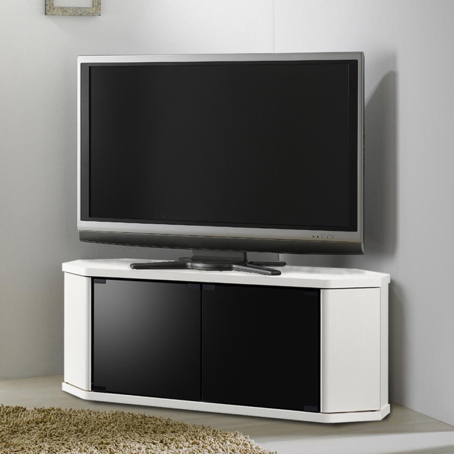 コーナーテレビ台 テレビボード TVボード 幅1000 奥行390 高さ390 43V 