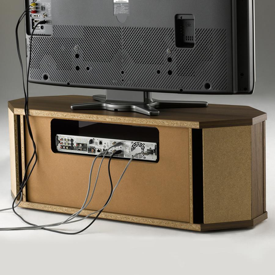 コーナーテレビ台 テレビボード TVボード 幅1000 奥行390 高さ390 43V 