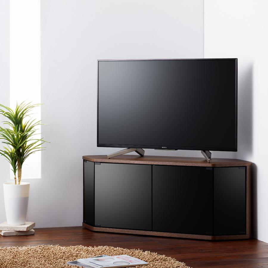 コーナーテレビ台 テレビボード TVボード ローボード 50型対応 幅115cm 