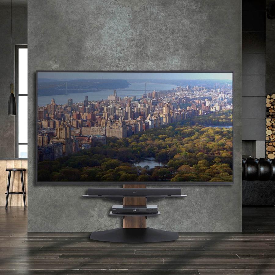 朝日木材加工 スウィング テレビスタンド ロータイプ W840 D548 H992