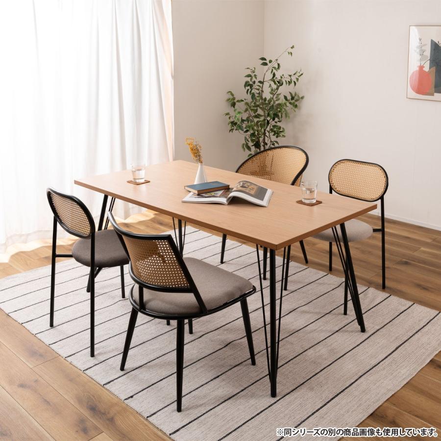 東谷 配送無料 ラタンチェア W490 D570 H780 ダイニングチェア