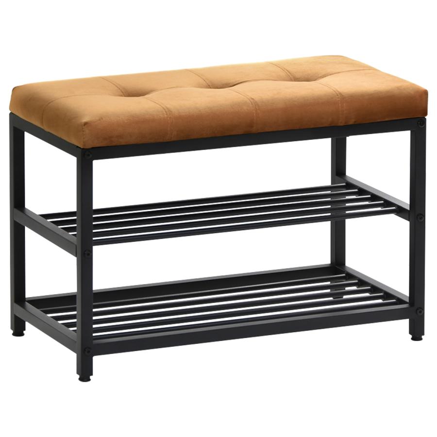 ベロア ベンチシューズラック W610 D305 H425 ベロアシリーズ ベンチ ラック 靴棚 オープン型 収納家具ライトブラウン ダークブラウン |  | 05