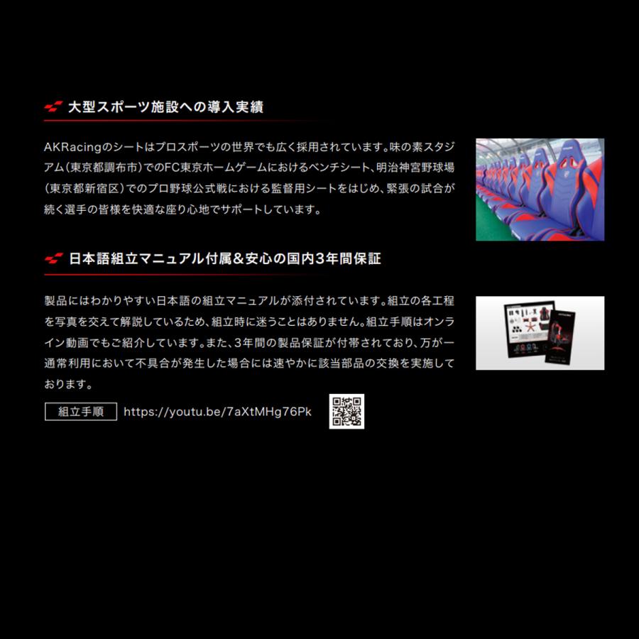 ゲーミングチェア AKRacing Pro-X V2 オフィスチェア パソコンチェア デスクチェア 椅子 いす 肘付き PUレザー リクライニング テレワーク 在宅勤務の画像