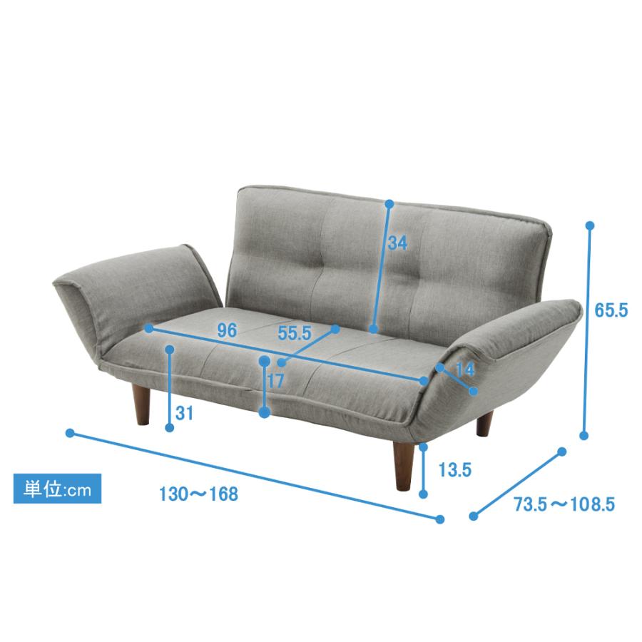 ★新品★ 5色× 2色から選べる! 2人掛け　カウチソファ 楽天市場】【開梱設置付】カウチソファー ファブリックレザー 5人掛け