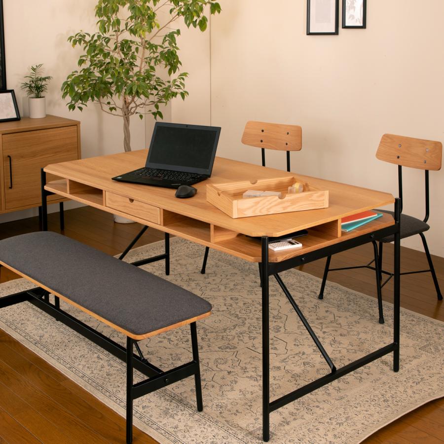 ダイニングテーブル ワーキングテーブル 作業机 つくえ デスク W140cm