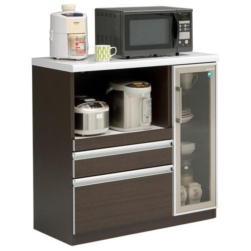 キッチンカウンター 幅89.4 HANA 90 大川家具 国産 日本製 食器 キッチンカウンター 幅89.4 HANA 90 大川家具 国産 日本製 食器