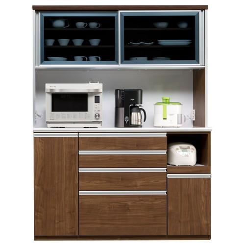 【極美品】大川家具　キッチンカウンター　カップボード カップボード キッチンボード 食器棚 キッチン収納 幅149.5cm 大川家具
