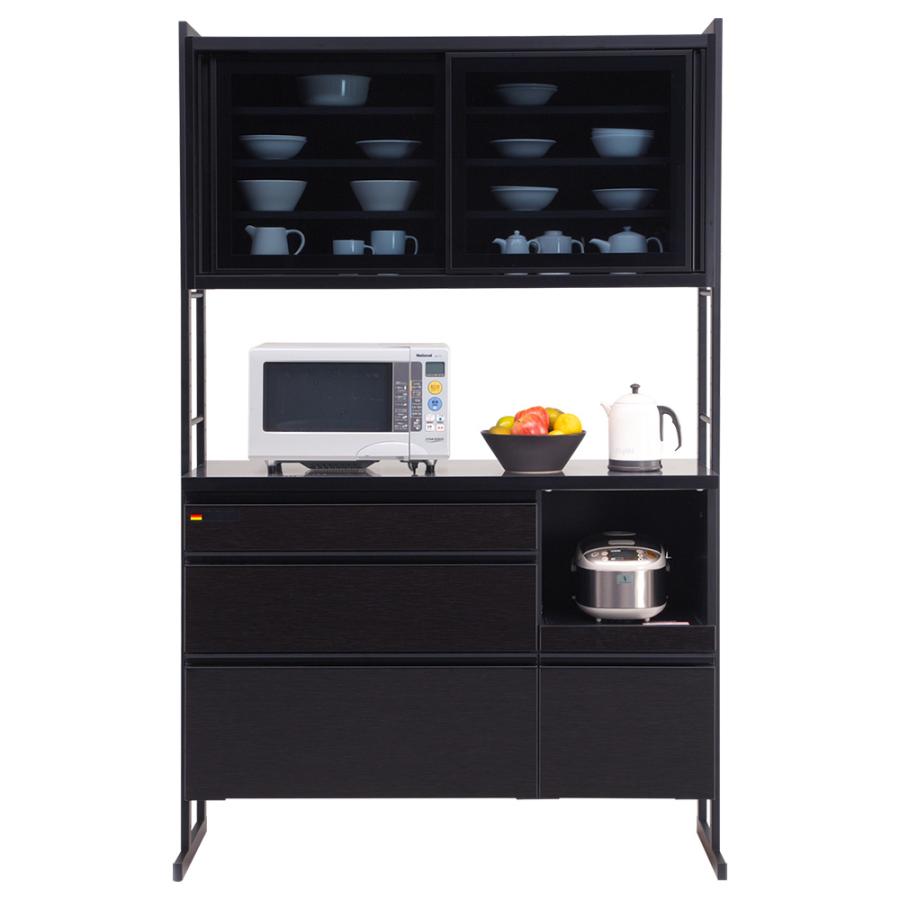 オープンボード キッチンボード 食器棚 レンジ台 カップボード 幅143cm