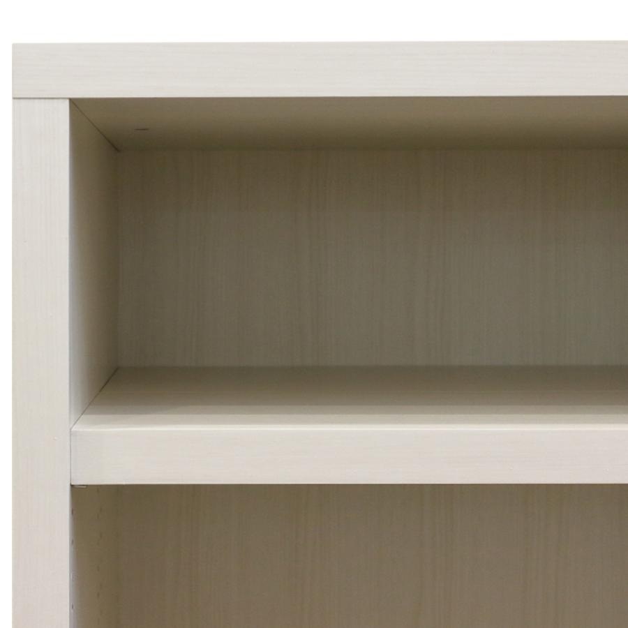 本棚 ブックシェルフ ダブル棚板 国産 幅90cm 奥行43cm 高さ115cm 収納