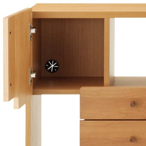 サイドボード 幅115 ワイド OSLO 大川家具 国産 日本製 木製 リビング