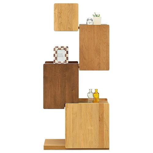 大川家具☆オスロ タワーシェルフ（W600×D300×H1370）☆ tower タワーシェルフ 幅60 国産 大川家具 木製 アルダー材 飾り棚