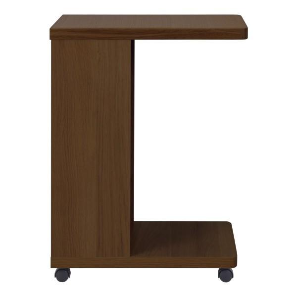 サイドテーブル 幅35 キャスター SNEE 大川家具 国産 日本製 木製 ミニ