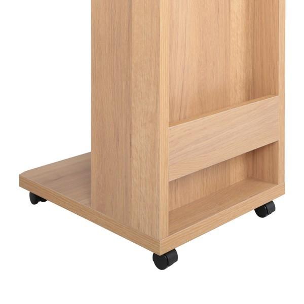 サイドテーブル 幅35 キャスター SNEE 大川家具 国産 日本製 木製 ミニ