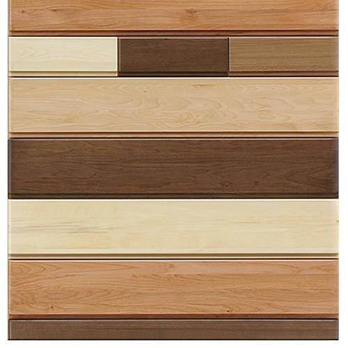 ハイチェスト 幅100cm 7段 大川家具 国産 完成品 木製タンス チェスト 衣類収納 ウォールナット アルダー 無垢材 リビング収納 北欧 モダンの画像