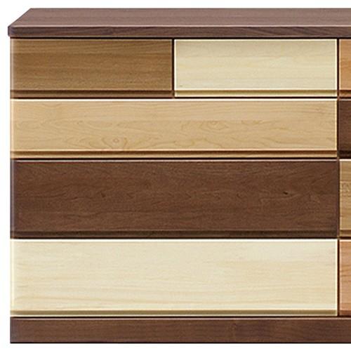 ローチェスト 幅150 大川家具 国産 完成品 タンス 箪笥 ワイドチェスト 無垢材 北欧 モダン 収納棚_2