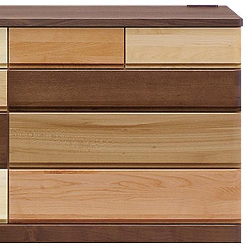 ローチェスト 幅150 大川家具 国産 完成品 タンス 箪笥 ワイドチェスト 無垢材 北欧 モダン 収納棚_3