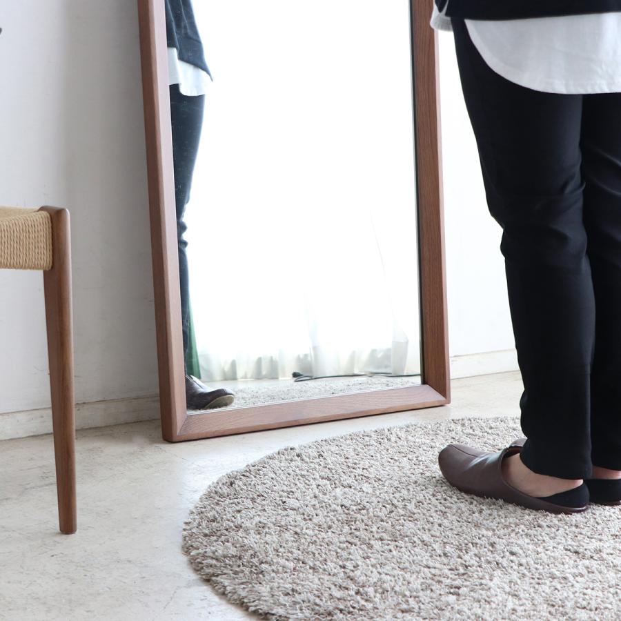 東馬（Tohma） ミラー 鏡 姿見 オーク無垢材 木製フレーム アーチ型