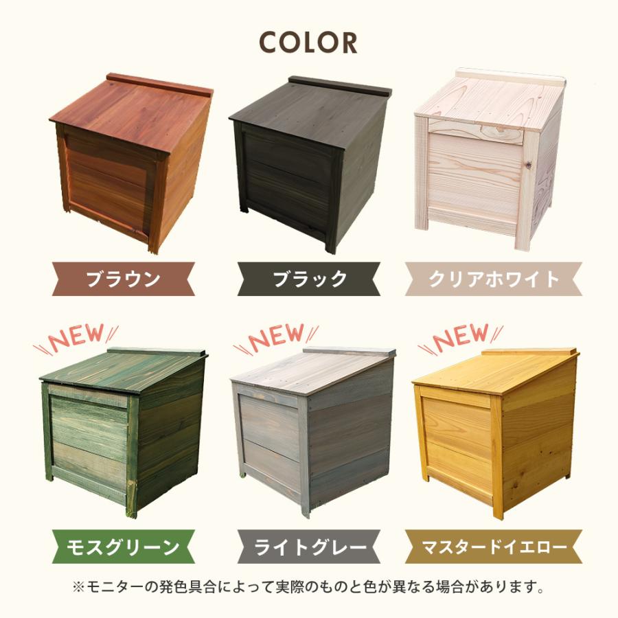 【全国補助金実績多数】ベランダ に置ける おしゃれ な 木製 コンポストボックス 堆肥作りに強い堆肥増加型 73L　5人家族程度　コンポスト　堆肥化容器 |  | 03