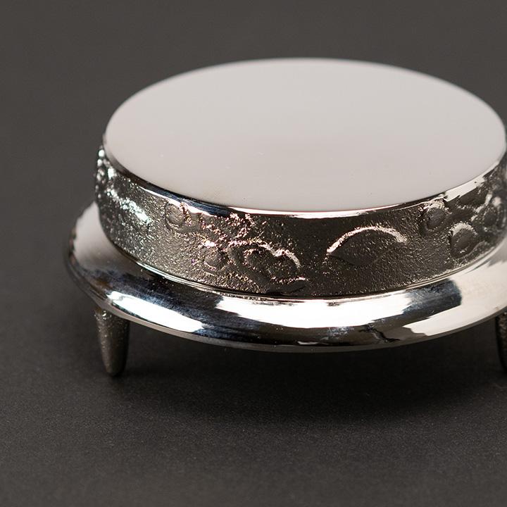 長期在庫品】詠歌鈴鉦 寸八 紫房（1.8寸 永印 御詠歌セット 鈴鉦セット