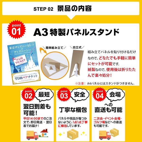 二次会 景品セット 超豪華グルメ 3点セット 松阪牛 コシヒカリ ふぐ刺し 全てA3パネル付 結婚式 忘年会｜mokuroku｜03