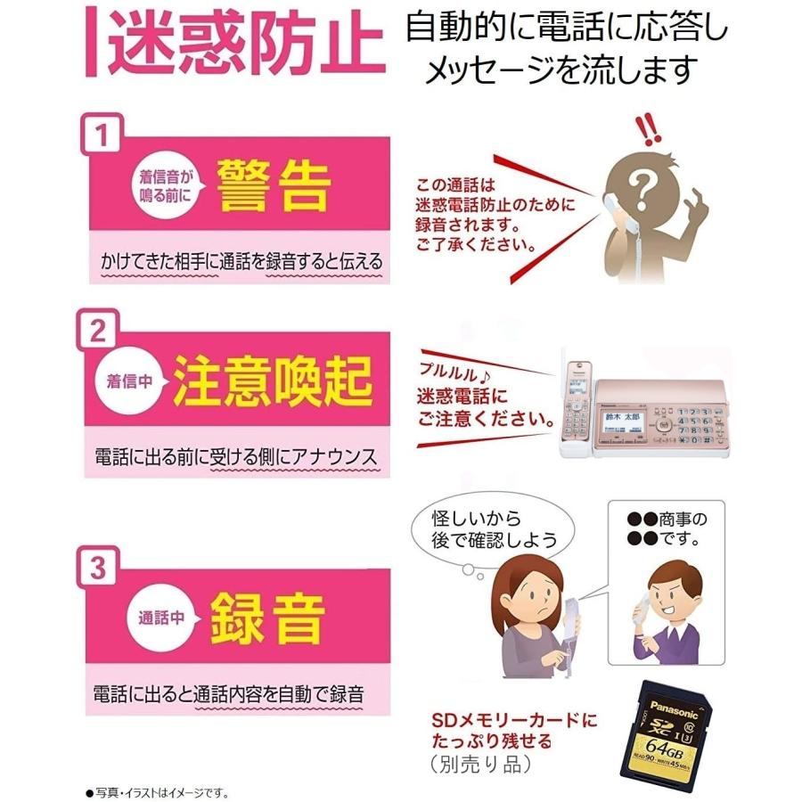 おたっくす パナソニック 受話器コードレスタイプ 迷惑電話防止対策