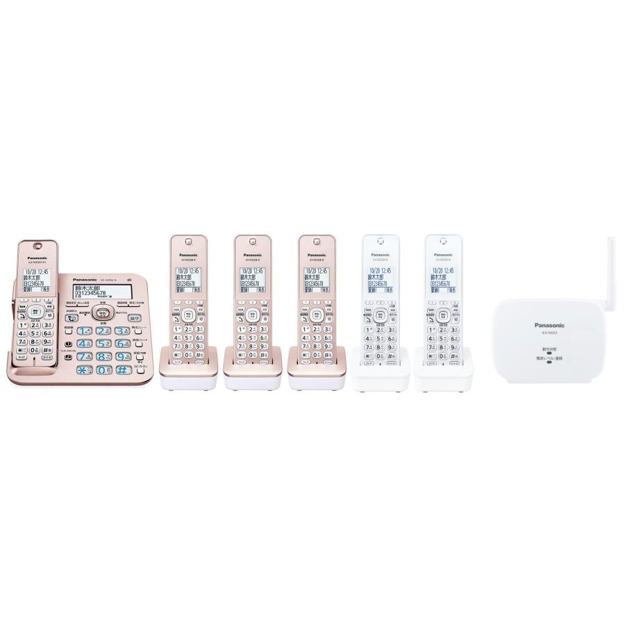 Panasonic - 子機5台付 パナソニック  VE-GD26 コードレス 留守番電話機 子機5台付 パナソニック VE-GD26 コードレス 留守番電話機