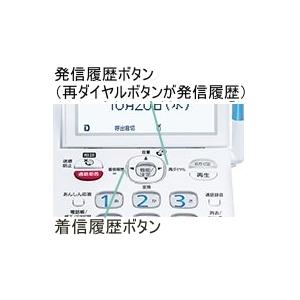 Panasonic パナソニック 留守番 電話機 VE-GD69-W (親機のみ、子