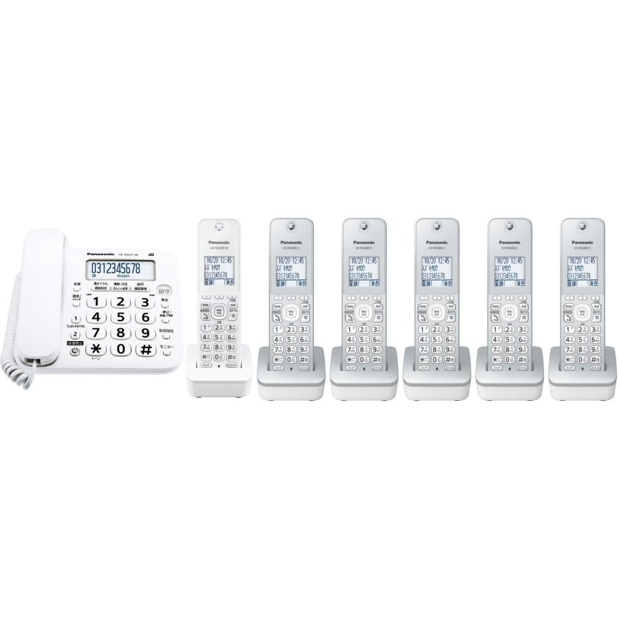 RU・RU・RU 子機6台付 パナソニック コードレス 固定電話 子機付き
