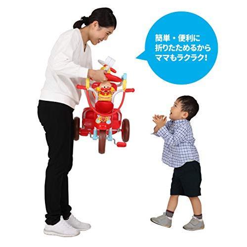 新品同様美品　アンパンマン　三輪車　オールインワンUP2 美品 アンパンマン折りたたみ三輪車 オールインワンUP2 説明書