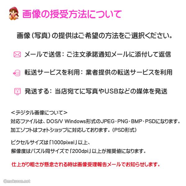 写真をパズルに オリジナルパズル 標準ピース  ２Lサイズ バラ袋入り ジグソーパズル 名入れ ギフト オーダーメイド フォトパズル｜mokuson-net｜07