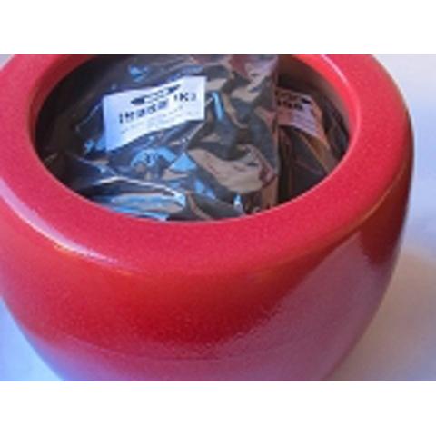 ⭐️完成品⭐️ 竹炭活性炭 1kgx7袋 7kg、火鉢 エンジ　11号セット販売海外向け信楽エンジ火鉢調湿、吸着、環境改善、インテリアに最適 【7126615691】(25500円)