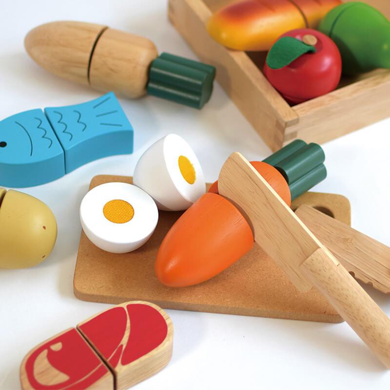 はじめてのおままごとセット First Little Chef  おままごと セット 木製 木のおもちゃ 知育 玩具 ごっこあそび | エド・インター | 03